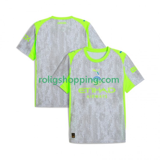 Fotbollströja Manchester City Män Tredjeställ 2025-2026 Kort ärm