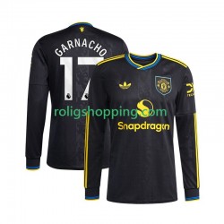 Fotbollströja Manchester United Alejandro Garnacho 17 Män Tredjeställ 2025-2026 Lång ärm