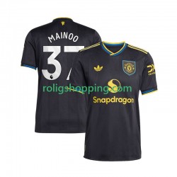 Fotbollströja Manchester United Kobbie Mainoo 37 Män Tredjeställ 2025-2026 Kort ärm