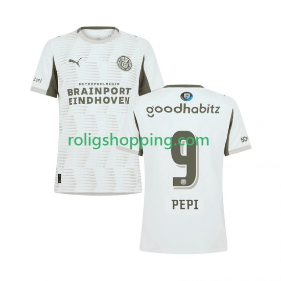 Fotbollströja PSV Eindhoven Ricardo Pepi 9 Män Tredjeställ 2025-2026 Kort ärm