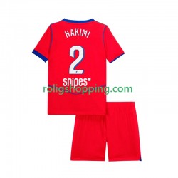 Fotbollströja Paris Saint-Germain Achraf Hakimi 2 Barn Tredjeställ 2025-2026 Kort ärm