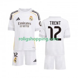Fotbollströja Real Madrid Trent Alexander-Arnold 12 Barn Hemmaställ 2025-2026 Kort ärm