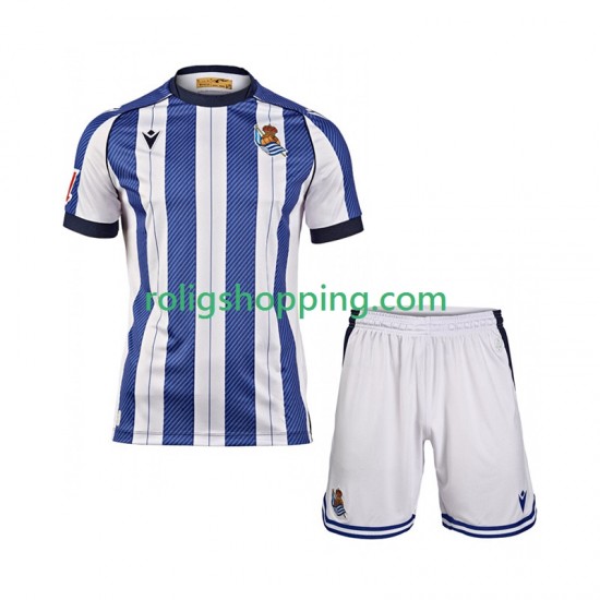 Fotbollströja Real Sociedad Barn Hemmaställ 2025-2026 Kort ärm
