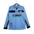 Fotbollströja SS Lazio 1998 Retro Män Hemmaställ 1999 Lång ärm