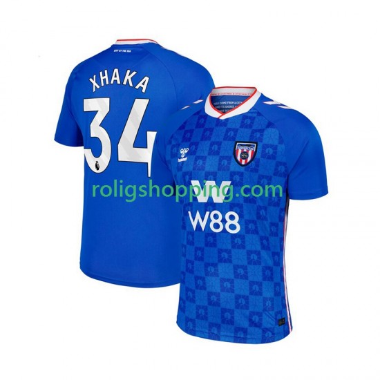 Fotbollströja Sunderland Granit Xhaka 34 Män Bortaställ 2025-2026 Kort ärm