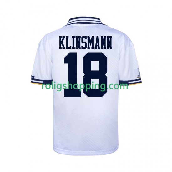 Fotbollströja Tottenham Hotspur Retro Män Hemmaställ 1994 Kort ärm