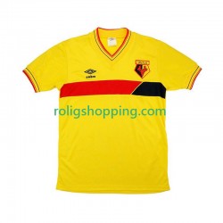 Fotbollströja Watford 1985 Retro Män Hemmaställ Kort ärm