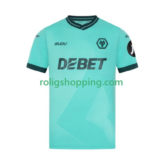 Fotbollströja Wolverhampton Wanderers Män Bortaställ 2024-2025 Kort ärm