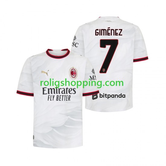 Fotbollströja AC Milan Gimenez 7 Män Bortaställ 2026-2027 Kort ärm