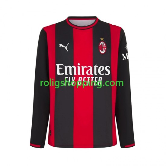 Fotbollströja AC Milan Män Hemmaställ 2026-2027 Lång ärm