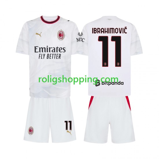 Fotbollströja AC Milan Ibrahimović 11 Barn Bortaställ 2026-2027 Kort ärm