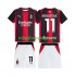 Fotbollströja AC Milan Ibrahimović 11 Barn Hemmaställ 2026-2027 Kort ärm