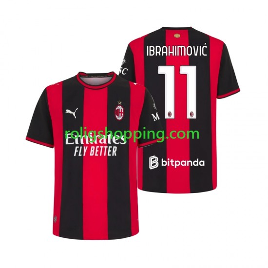 Fotbollströja AC Milan Ibrahimović 11 Män Hemmaställ 2026-2027 Kort ärm
