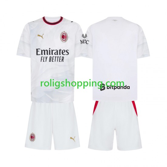 Fotbollströja AC Milan Barn Bortaställ 2026-2027 Kort ärm