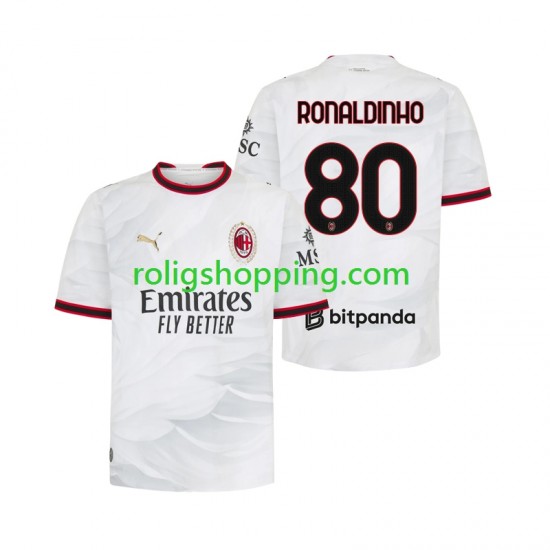 Fotbollströja AC Milan Ronaldinho 80 Män Bortaställ 2026-2027 Kort ärm