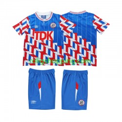 Fotbollströja AFC Ajax 1989 1990 Retro Barn Bortaställ Lång ärm
