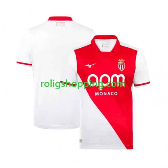 Fotbollströja AS Monaco Män Hemmaställ 2026-2027 Kort ärm