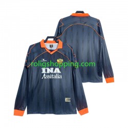 Fotbollströja AS Roma 2000 Retro Män Tredjeställ 1999 Lång ärm