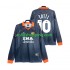 Fotbollströja AS Roma Totti 10 2000 Retro Män Tredjeställ 1999 Lång ärm