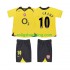 Fotbollströja Arsenal BERGKAMP 10 2005 Retro Barn Bortaställ 2006 Kort ärm