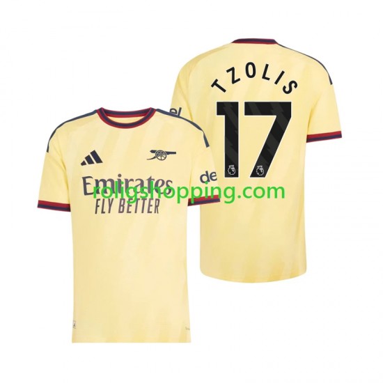 Fotbollströja Arsenal Christos Tzolis 17 Män Tredjeställ 2026-2027 Kort ärm