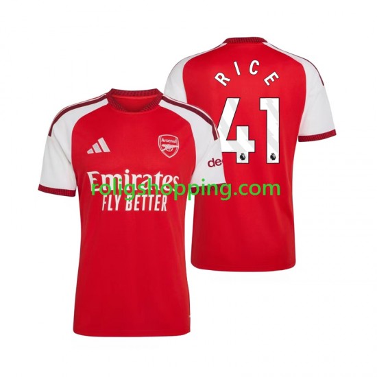Fotbollströja Arsenal Declan Rice 41 Män Hemmaställ 2026-2027 Kort ärm