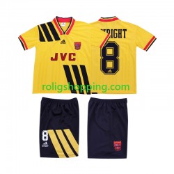 Fotbollströja Arsenal WRIGHT 8 1993 Retro Barn Bortaställ 1994 Kort ärm