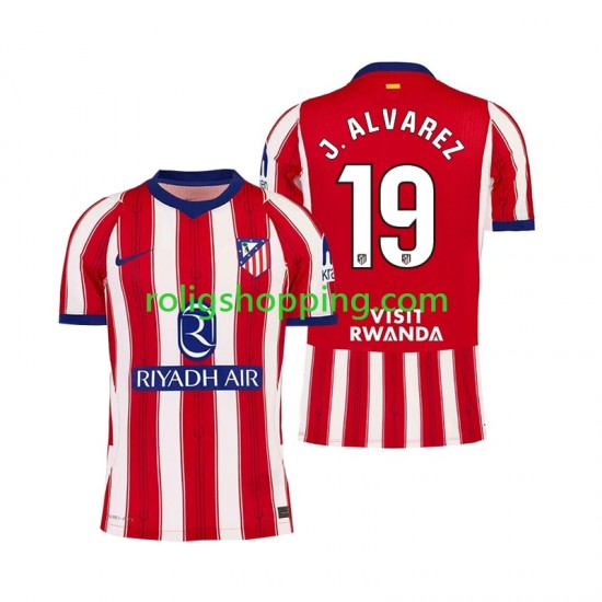 Fotbollströja Atlético Madrid Julian Alvarez 19 Män Hemmaställ 2026-2027 Kort ärm