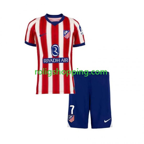 Fotbollströja Atlético Madrid Lee Kang-in 7 Barn Hemmaställ 2026-2027 Kort ärm