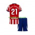 Fotbollströja Atlético Madrid Obed Vargas 21 Barn Hemmaställ 2026-2027 Kort ärm