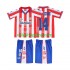 Fotbollströja Atlético Madrid SIMEONE 14 1996 1997 Retro Barn Hemmaställ Kort ärm