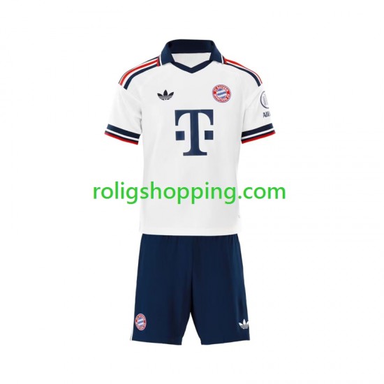 Fotbollströja FC Bayern München Barn Bortaställ 2026-2027 Kort ärm