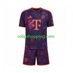 Fotbollströja FC Bayern München Barn Tredjeställ 2026-2027 Kort ärm