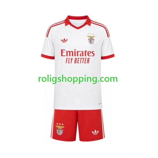 Fotbollströja Benfica Barn Bortaställ 2026-2027 Kort ärm
