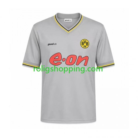 Fotbollströja Borussia Dortmund 2002 Retro Män Bortaställ Kort ärm