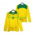 Fotbollströja Brasilien Retro Män Hemmaställ 2004 Lång ärm