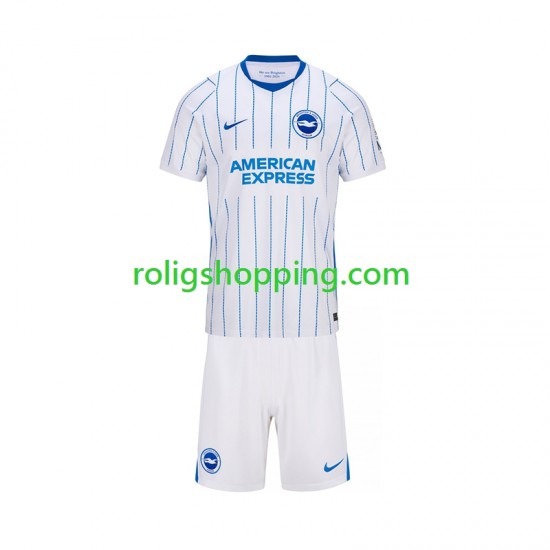 Fotbollströja Brighton Hove Albion Barn Bortaställ 2026-2027 Kort ärm