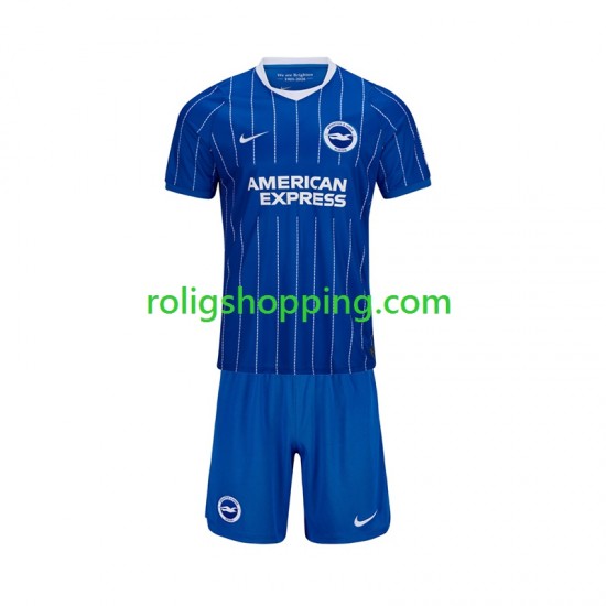 Fotbollströja Brighton Hove Albion Barn Hemmaställ 2026-2027 Kort ärm