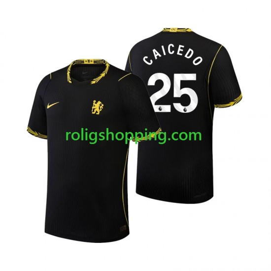 Fotbollströja Chelsea Moises Caicedo 25 Män Bortaställ 2026-2027 Kort ärm