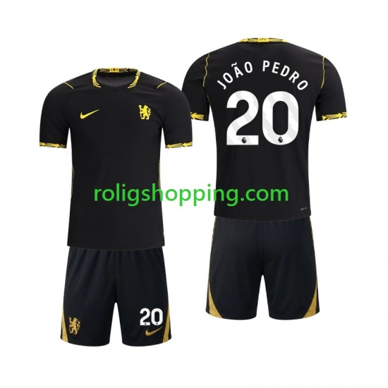 Fotbollströja Chlesea Joao Pedro 20 Barn Bortaställ 2026-2027 Kort ärm