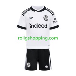 Fotbollströja Eintracht Frankfurt Barn Bortaställ 2026-2027 Kort ärm