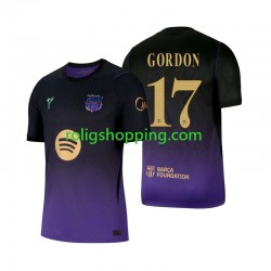 Fotbollströja FC Barcelona Anthony Gordon 17 Män Bortaställ 2026-2027 Kort ärm