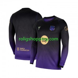 Fotbollströja FC Barcelona Män Bortaställ 2026-2027 Lång ärm Fotbollströja FC Barcelona Män Bortaställ 2026-2027 Lång ärm