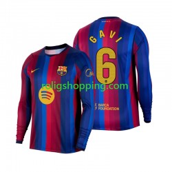 Fotbollströja FC Barcelona Gavi 6 Män Hemmaställ 2026-2027 Lång ärm