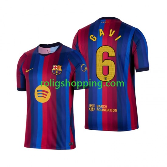Fotbollströja FC Barcelona Gavi 6 Män Hemmaställ 2026-2027 Kort ärm