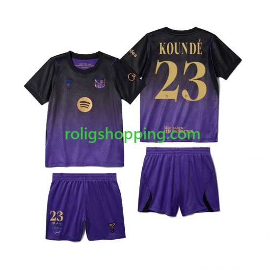 Fotbollströja FC Barcelona Jules Kounde 23 Barn Bortaställ 2026-2027 Kort ärm
