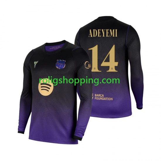 Fotbollströja FC Barcelona Karim Adeyemi 14 Män Bortaställ 2026-2027 Lång ärm