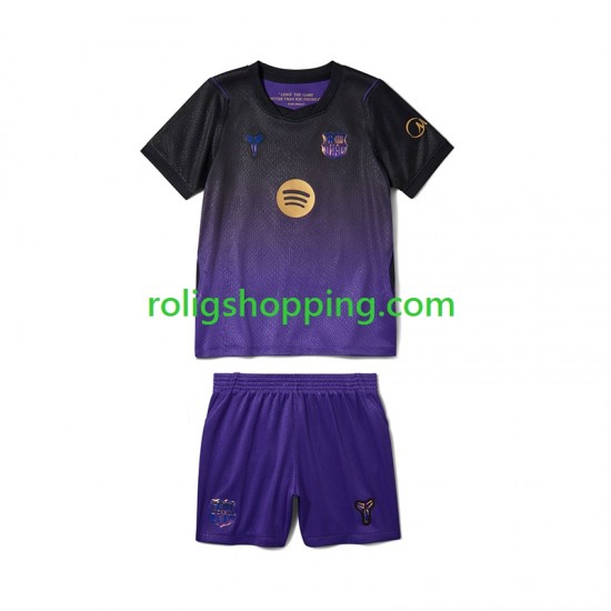 Fotbollströja FC Barcelona Barn Bortaställ 2026-2027 Kort ärm