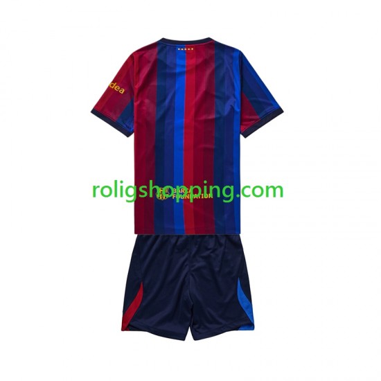 Fotbollströja FC Barcelona Barn Hemmaställ 2026-2027 Kort ärm