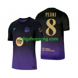 Fotbollströja FC Barcelona Pedri 8 Män Bortaställ 2026-2027 Kort ärm Fotbollströja FC Barcelona Pedri 8 Män Bortaställ 2026-2027 Kort ärm
